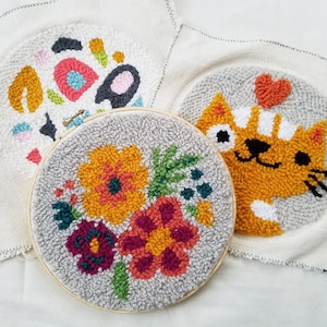 NÄCHSTES PROJEKT - Muster und Garn für den 20 x 20cm Rahmen