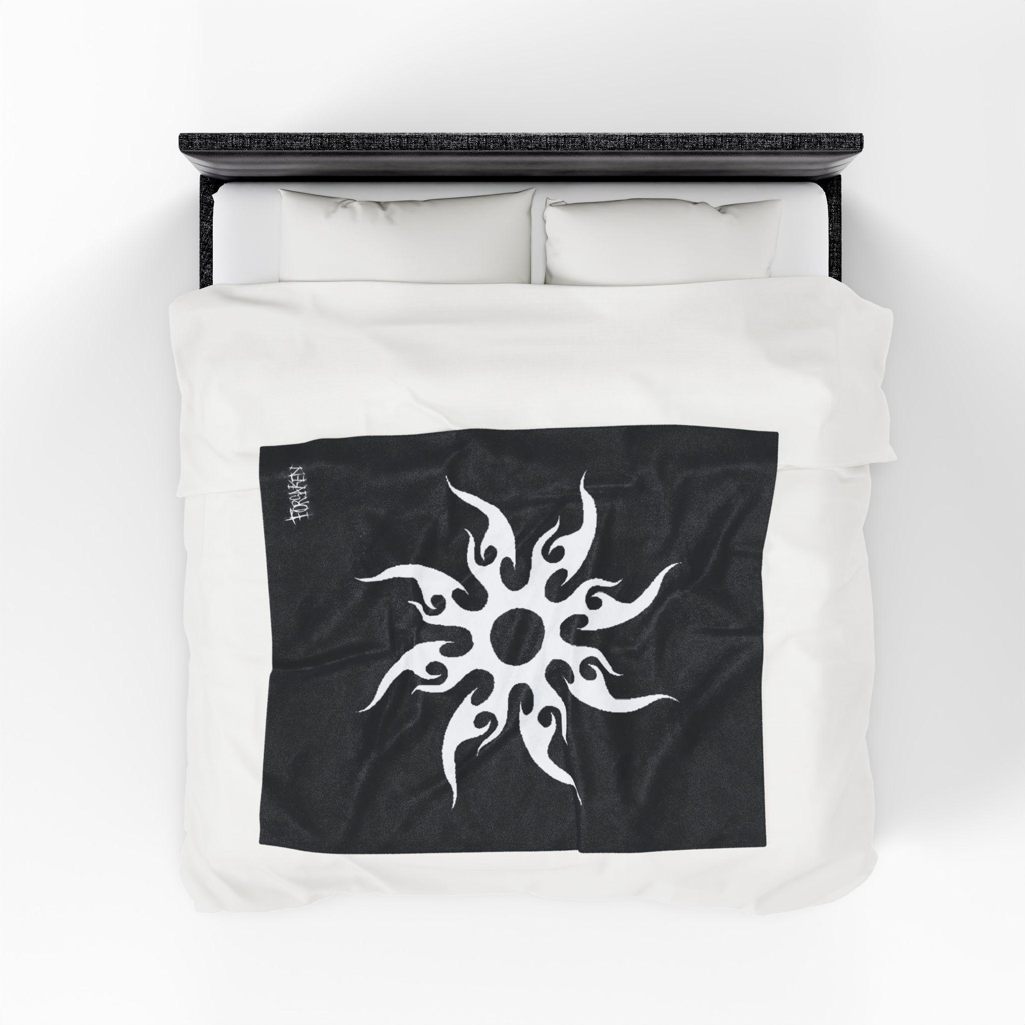 Two Time Symbol Inspired Forsanken Cozy Velveteen Plush Blanket