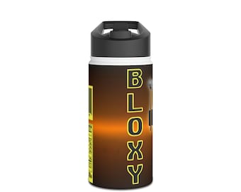 Bloxy cola, inspired Roblox-Inspired Stainless Steel Water Bottle, Adventure Hydration Container, Gift, Kids Drinkware, Sports Bottle