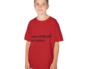 c00lkidd, forsaken, team c00dkidd join today! , love games, cosplay, gaming, gift for friends Kids Heavy Cotton™ Tee