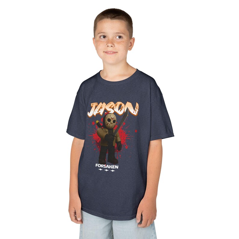 Jason Inspired Forsaken Roblox Game Horror Roblox Kids Graphic Tee Il 4h9p 