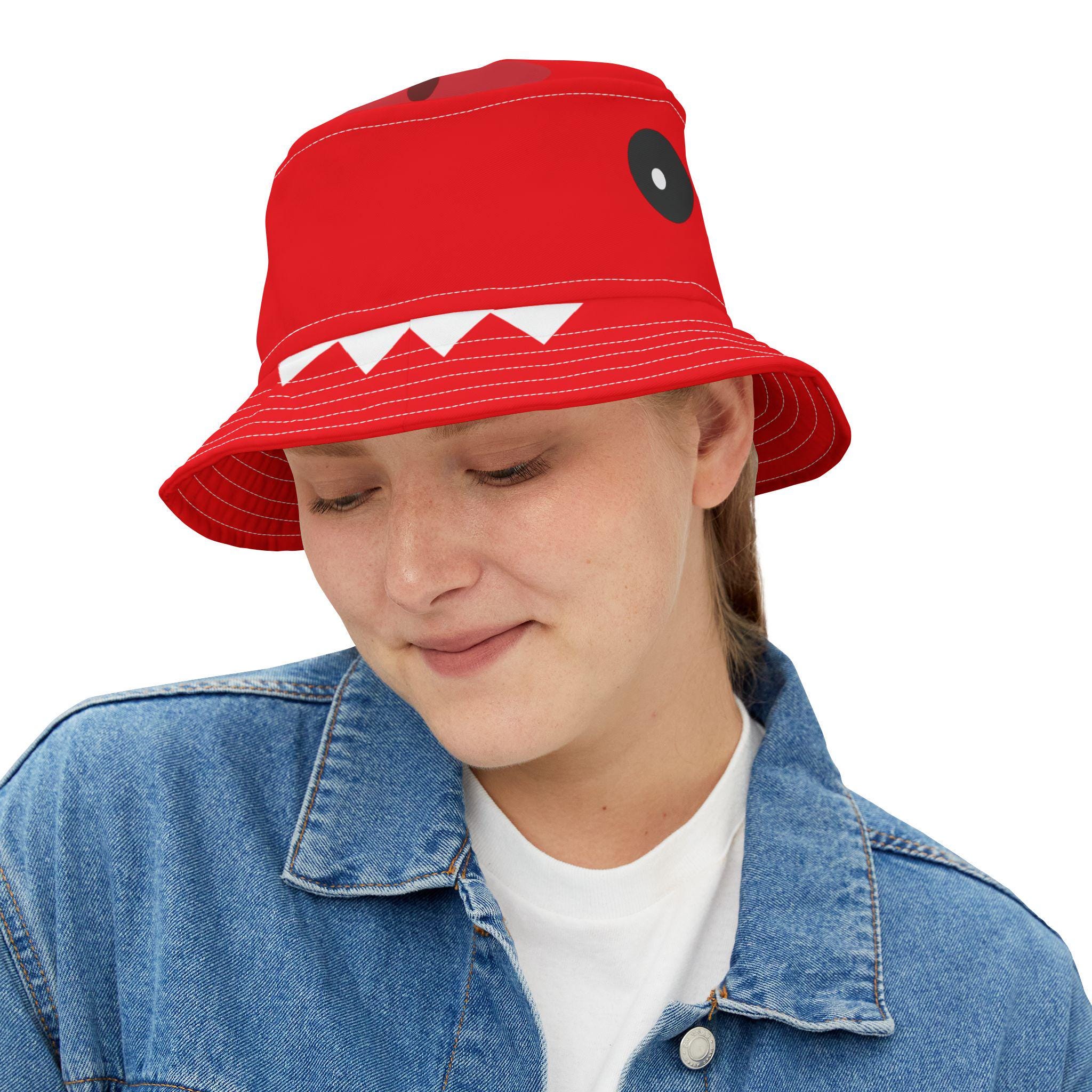 Dino Kid Inspired 99 Nights in the Forest Bucket Hat, AOP Cosplay