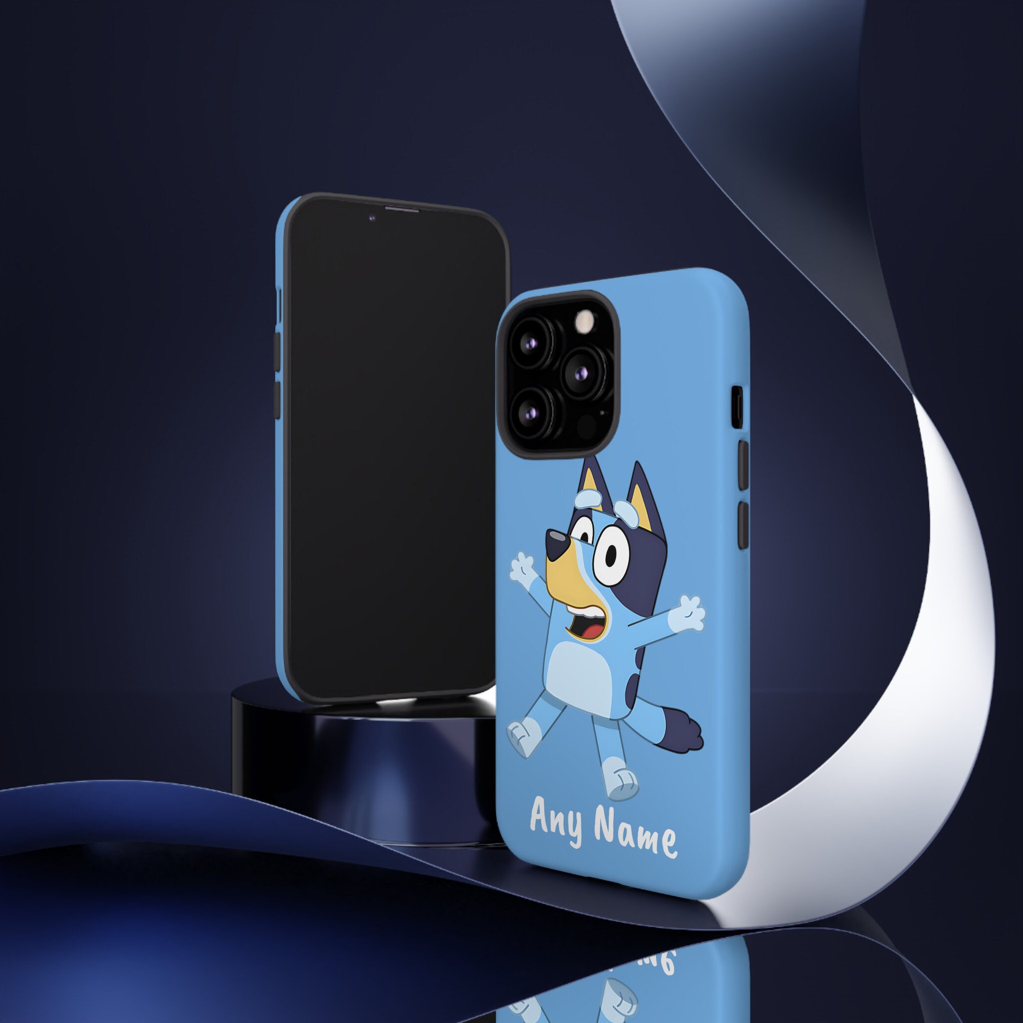 Bluey and Family, Personalized Tough Cases - Etsy