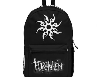 Two time inspired forsaken, team symbol and ritual, love roblox, gamers lovers Personalized for Backpac Backpack