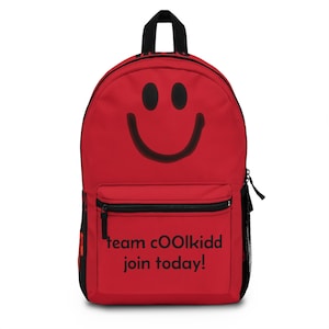c00lkidd face forsaken team c00dkidd join today!, mafioso and 007n7 roblox, Personalizade for Backpack for school, travel Backpack