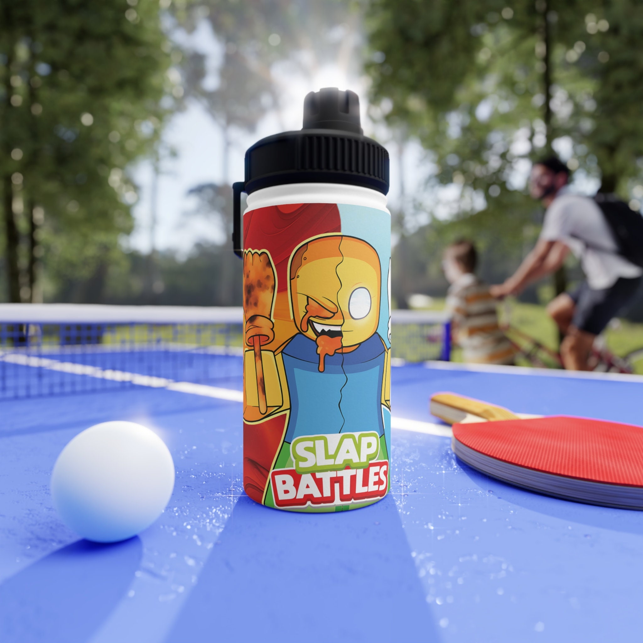 Slap Battles Childrens Water Bottle Personalized, School Bottle