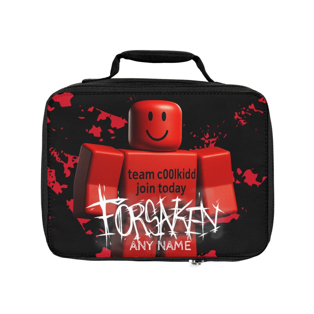 C00lkidd にインスパイアされた Forsaken Roblox ランチバッグ、チーム