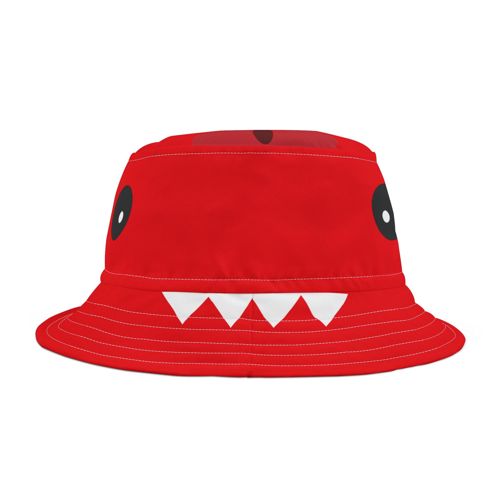 Dino Kid Inspired 99 Nights in the Forest Bucket Hat, AOP Cosplay