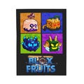 Roblox blox fruit gift gamers lover for kids room Velveteen Plush Blanket