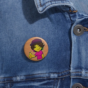 Pulsanti pin personalizzati Roblox tipo regretevator ragazzo infetto