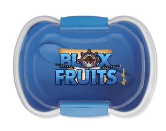 Regalo per gli amanti dei giocatori di Roblox Fruit Blox per i bambini dei giocatori Bento Box a due livelli