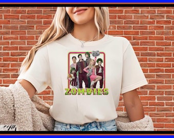 Disney Zombies Movie Shirt Zed and Addison Cheerleader Tee Seabrook High School Apparel Kids Birthday Gift Hoodie OP219