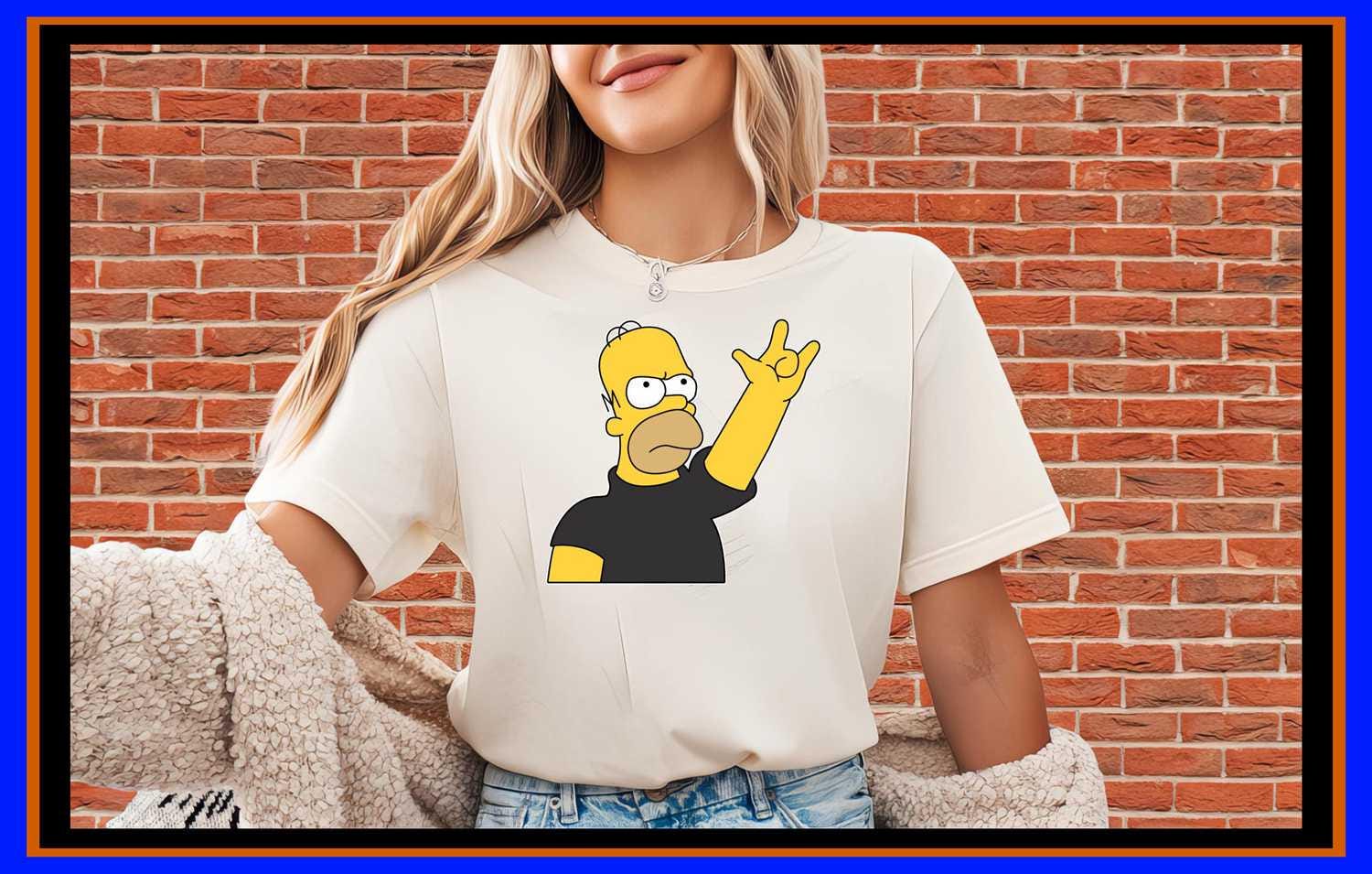 Simpson's Rock Tee - Etsy