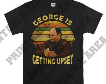 George Costanza George Is Getting Upset Vintage Men Unisex T shirt, T-shirt, Tshirt MO183