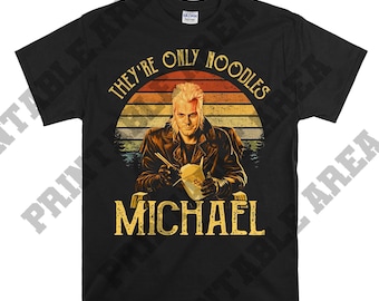 The Lost Boys Kiefer Sutherland They&#39;re Only Noodles Michael Vintage Men Unisex T shirt, T-shirt, Tshirt MO474