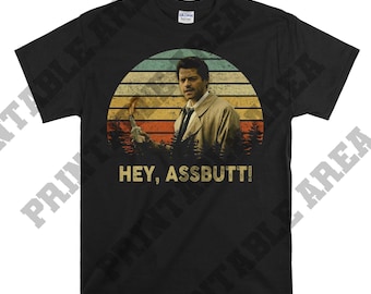 Misha Collins Hey Assbutt Vintage Men Unisex T shirt, T-shirt, Tshirt MO313