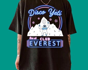 Disney Expedition Everest Disco Yeti Club Shirt | Disney Mickey & Friends Animal Kingdom Shirt | Unisex Adult Kids Shirt R171