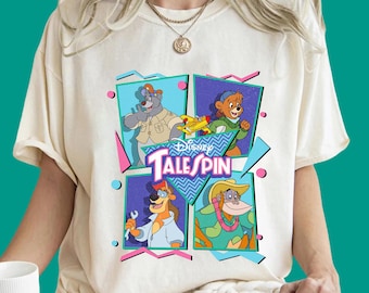 Disney Talespin Characters Group T-Shirt | Talespin Squad T-Shirt | Magic Kingdom Shirt | Disneyland Trip Family Matching Shirt R519