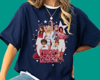 Disney High School Musical The Series Vintage Group Shot Shirt | Disneyland Family Vacation Matching Shirt | Unisex Adult Kids Shirt R214