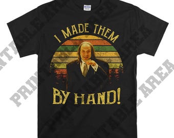 Scary Movie I Made Them By Hand Vintage Men Unisex T shirt, T-shirt, Tshirt MO391