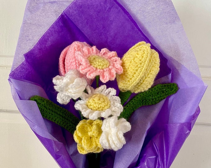 Crochet Flower Bouquet