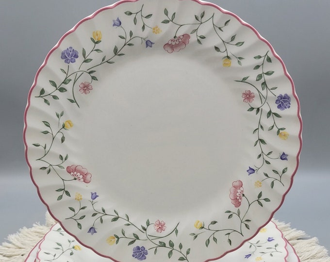 Vintage Johnson Brothers Summer Chintz Dinner Plates Made in England