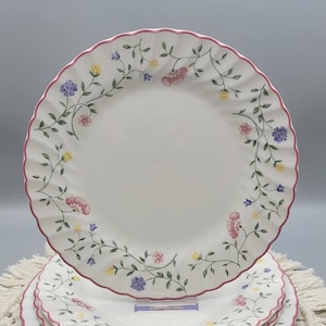 Vintage Johnson Brothers Summer Chintz Dinner Plates - Made in England, Circa 1980s