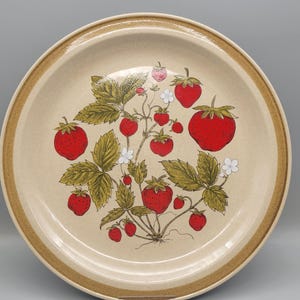 Vintage Stoneware Strawberry Patch - Etsy