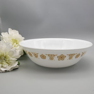 Vintage Corelle Butterfly Gold Serving Bowl Vintage golden butterfly Corningware retro 70s Kitchen
