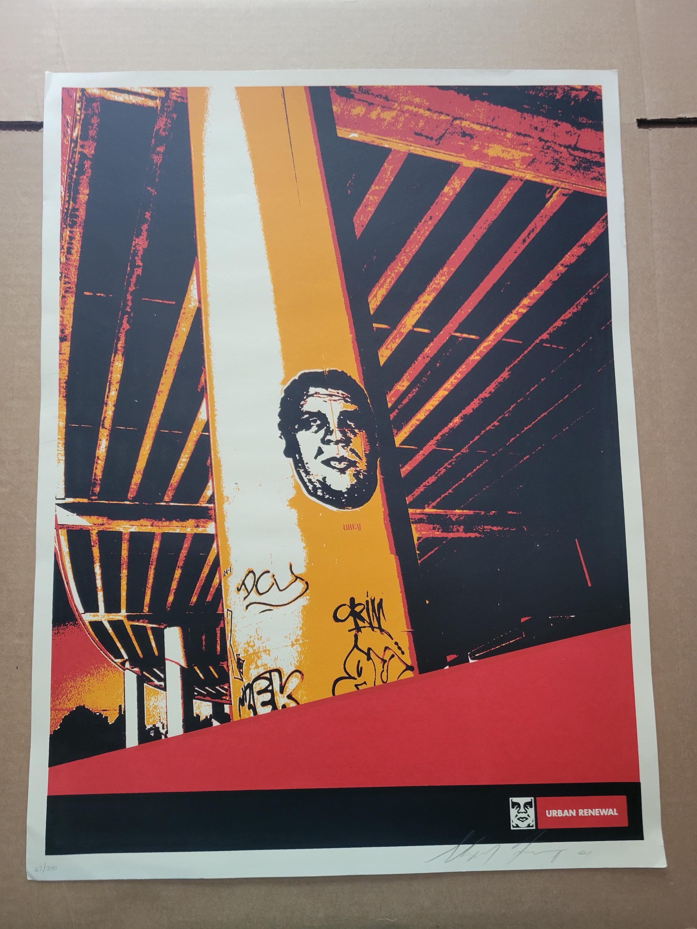 Obey Giant Original Signed Print - Etsy