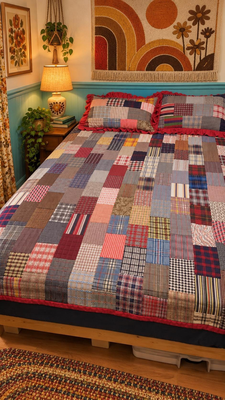 70s Vintage Bedding - Etsy