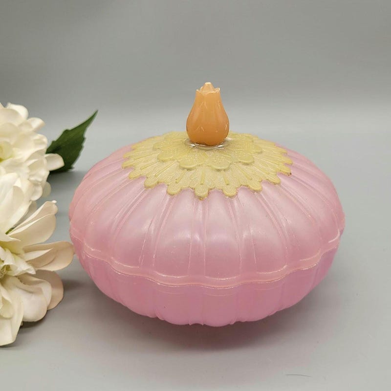 Retro Powder Box Pink - Etsy