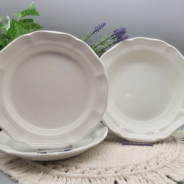 Vintage Mikasa French Countryside Soup Bowl Pasta Bowl Salad Plates Farmhouse Classic Elegant Dinnerware elegant dining replacement china