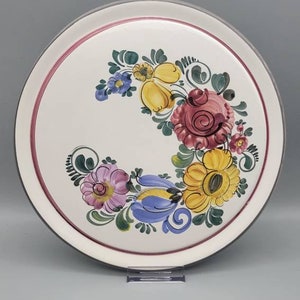 Handmade Vintage Gmundner Keramik Cake Plate - Unique Studio Pottery for Elegant Desserts