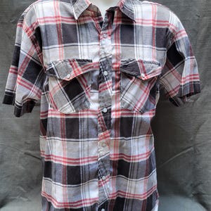 Vintage Western Pearl Snap Button Shirt XL