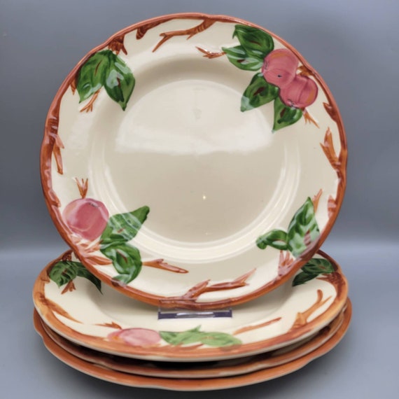 Vintage Franciscan Apple Plates Vintage Apple Pattern Plate Set Franciscanware Apple Pattern Salad Plates Vintage Dinnerware Vintage Kitchen Etsy Canada