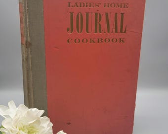 1960 Ladies' Home Journal Cookbook First Edition | Vintage Mid Century Cookbook | Retro American Recipes Hardcover