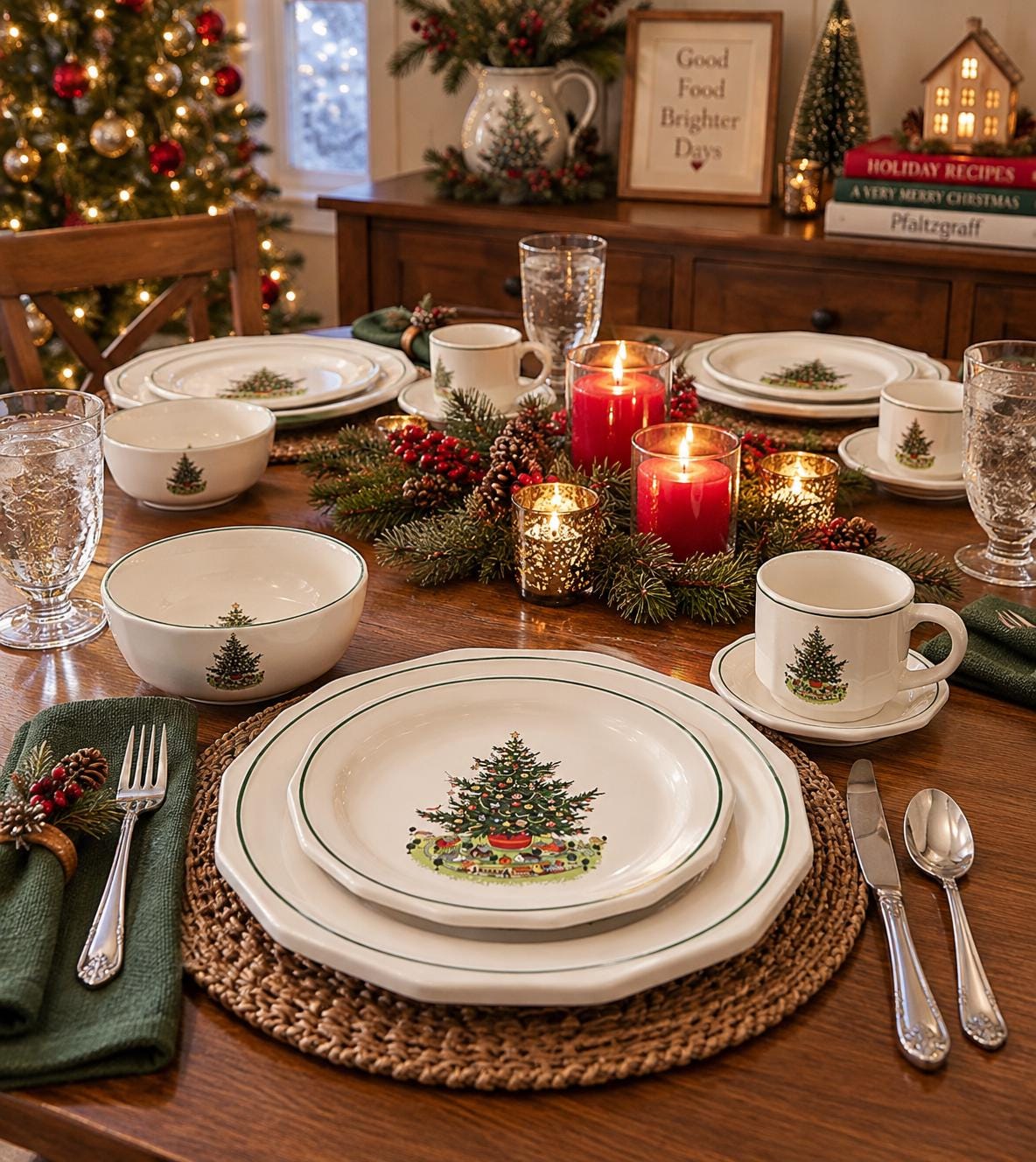 Vintage Dinner 4 Piece Dinner Service - Etsy