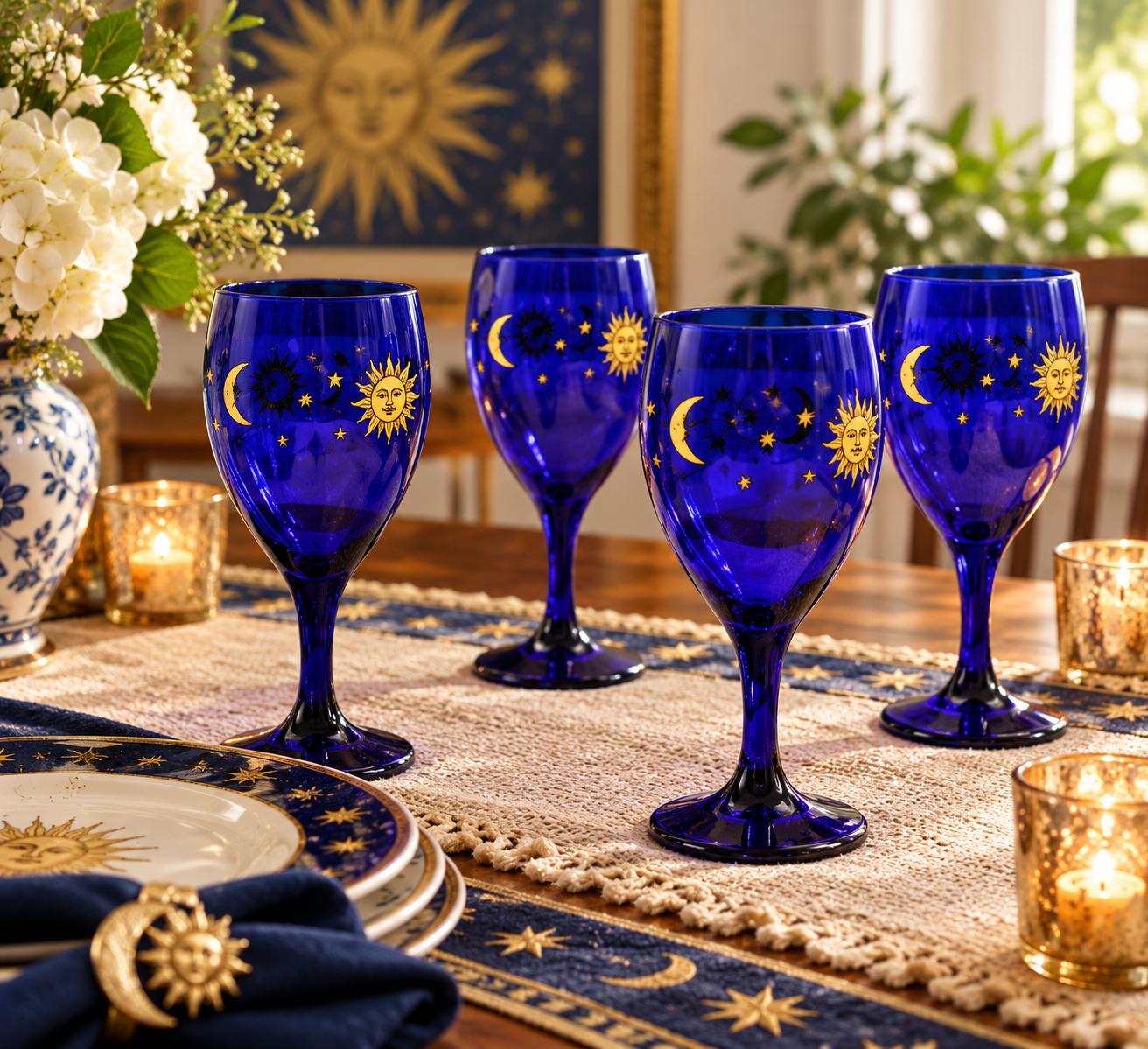 Stars and Moon Goblet - Etsy