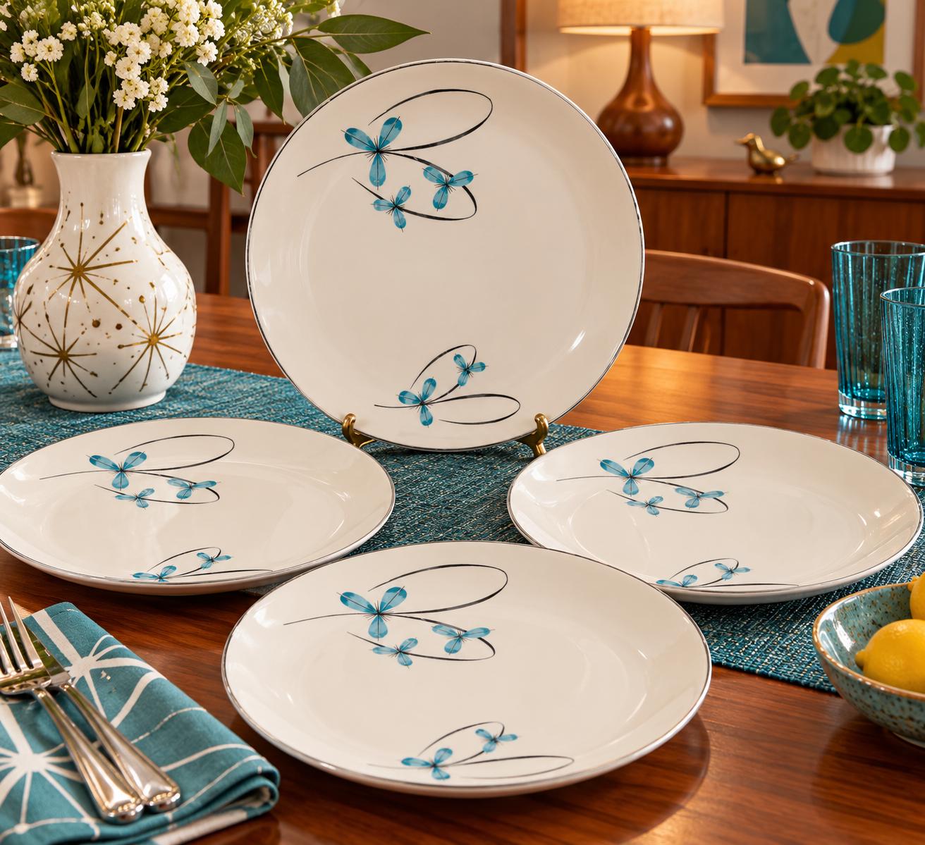 Vintage Mid Century Modern Dinnerware - Etsy