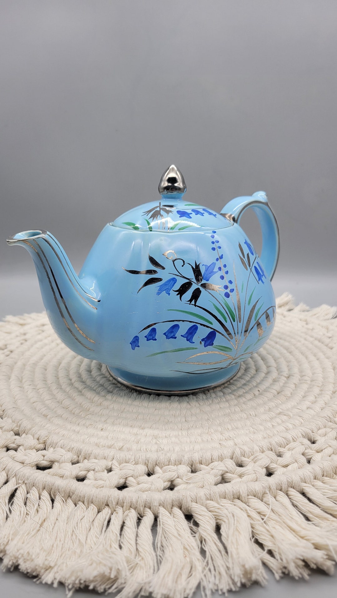 Vintage Sadler Teapot Vintage James Sadler Teapot Blue & Etsy