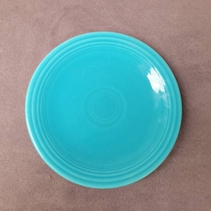 Vintage Homer Laughlin Fiestaware Fiesta Ware Turquoise Bread & Butter Plate