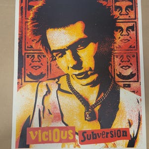 Signed Sid Vicious - Etsy