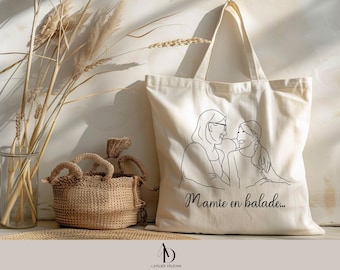 Custom tote bag/line drawing tote bag/custom tote bag/custom tote bag/custom fabric bag