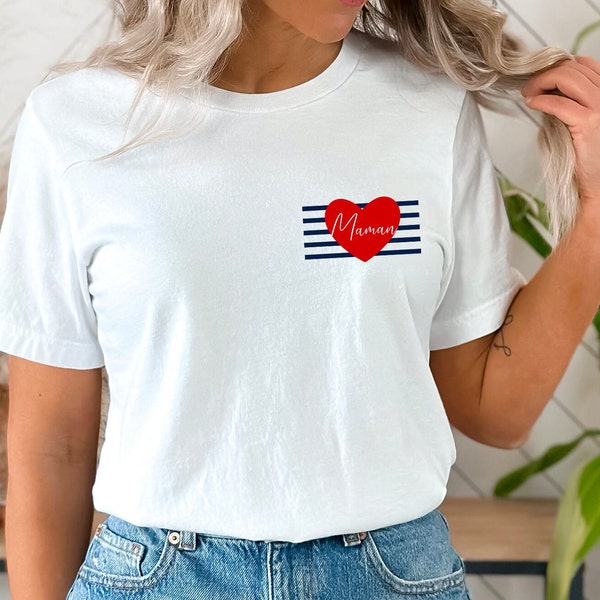 tshirt personnalisé / tshirt femme personnalisé / tshirt maman / tshirt amour / cadeau fête / tee shirt femme