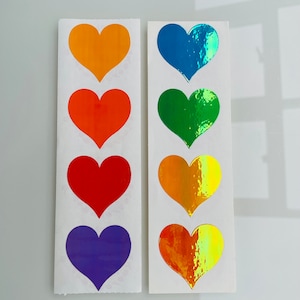 Set of Two Rare Vintage 1980's Mrs Grossman's Pearlescent Sticker Strips