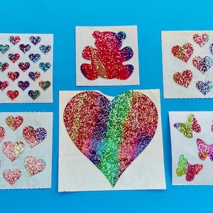 VERY RARE The Ultimate Sandylion Glitter Collection - Vintage 80s Glitter Stickers!
