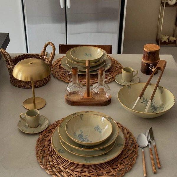Dinnerware Sets Ceramic, Stoneware Dinnerware and mug Sets for 1-6-12 Persons gifts for, Gifts for a lifetime, Dining and Serving