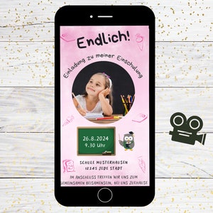 Convite de matrícula escolar | Convite digital para matrícula escolar | Matrículas escolares 2024 | Cartão de convite | Matrícula escolar com cartão eletrônico | Criança em idade escolar 2024