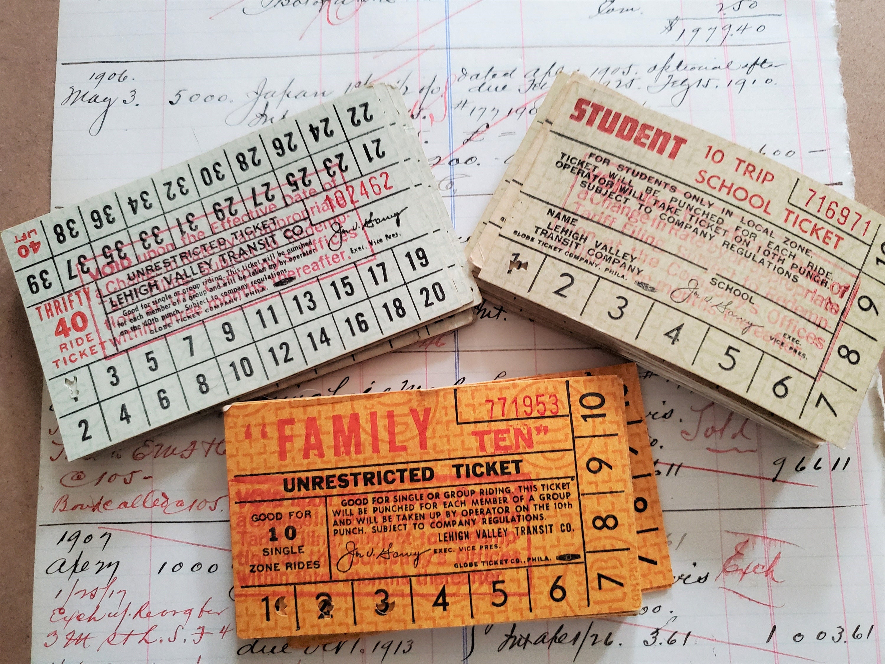 激安通販 Forty Five Junk Unused. and Used Tickets. Vintage (45) その他